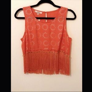Orange Crop Top